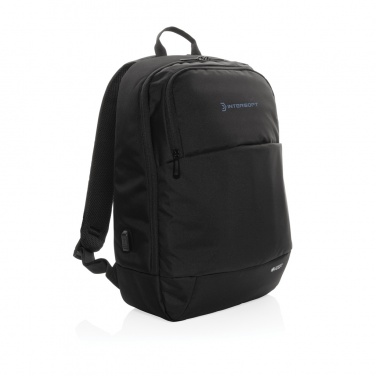 Logo trade business gift photo of: Swiss Peak AWARE™ modern 15.6" laptop backpack