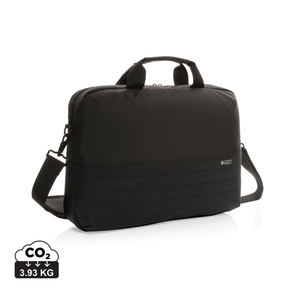 Logo trade promotional item photo of: Swiss Peak AWARE™ RFID 15.6'' laptop bag