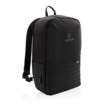 Logotrade promotional items photo of: Swiss Peak AWARE™ RFID anti-theft 15.6'' laptop backpack