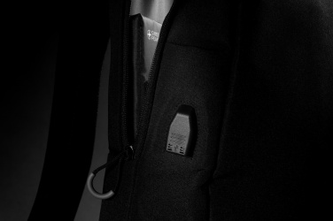 Logo trade promotional products picture of: Swiss Peak AWARE™ RFID and USB A laptop backpack