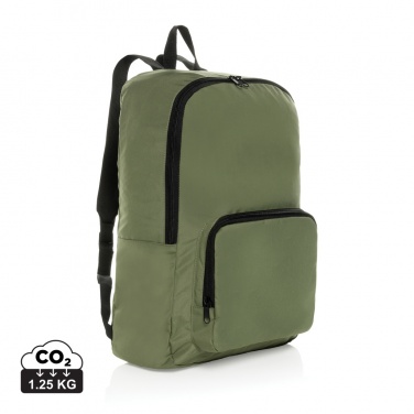Logotrade promotional giveaways photo of: Dillon AWARE™ RPET foldable classic backpack