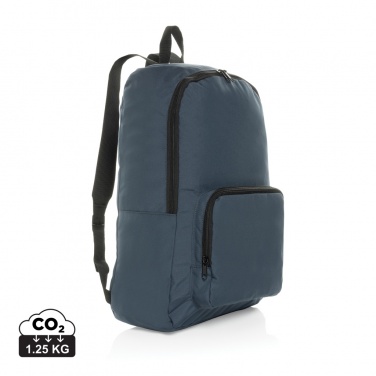 Logotrade promotional gift image of: Dillon AWARE™ RPET foldable classic backpack