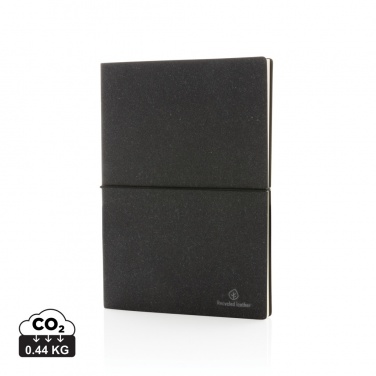 Logo trade corporate gift photo of: A5 recycled leather notebook
