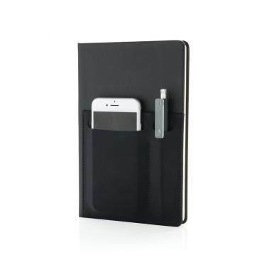 Logotrade business gift image of: A5 Deluxe notebook with smart pockets