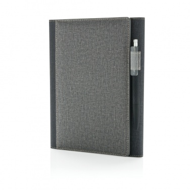 Logo trade business gifts image of: A5 Deluxe design notebook cover