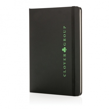 Logo trade business gifts image of: Standard hardcover PU notebook A5
