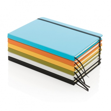 Logo trade promotional giveaways image of: Standard hardcover PU notebook A5
