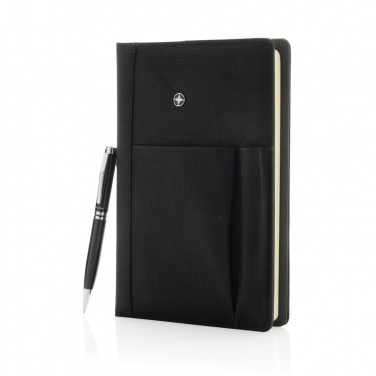 Logotrade promotional merchandise photo of: Refillable notebook and pen set