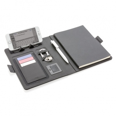 Logotrade promotional item image of: Air 5W wireless charging notebook cover A5