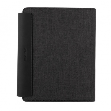Logotrade promotional merchandise picture of: Fiko wireless charging A5 portfolio with powerbank