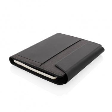Logotrade promotional products photo of: Fiko wireless charging A5 portfolio with powerbank