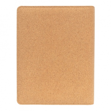 Logotrade promotional giveaway image of: Deluxe cork portfolio A5 with pen