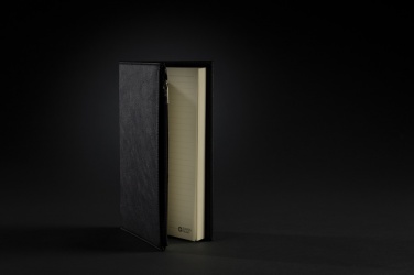 Logo trade promotional gifts image of: Swiss Peak A5 PU notebook with zipper pocket