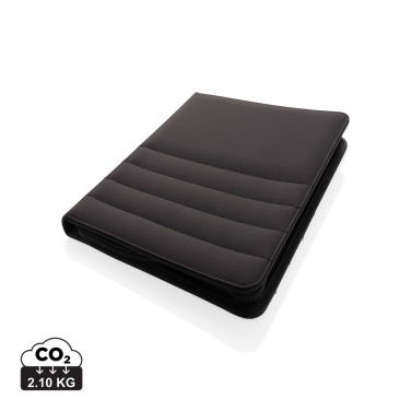 Logotrade promotional item picture of: Impact AWARE™ RPET A4 portfolio with zipper