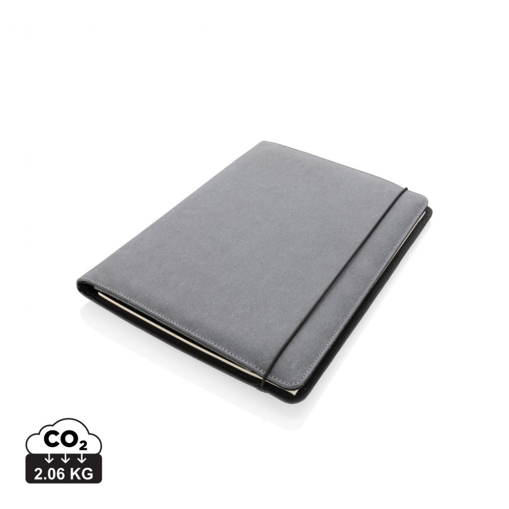 Logo trade promotional merchandise image of: Recycled leather A4 portfolio