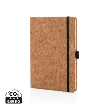 Logo trade promotional items picture of: Cork hardcover notebook A5