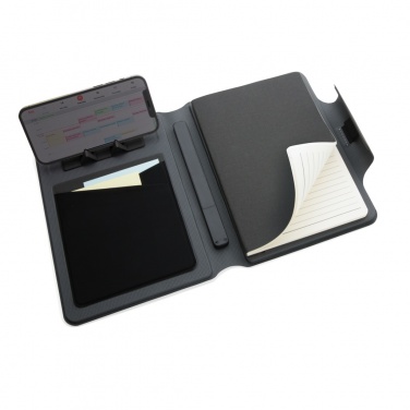Logo trade promotional merchandise picture of: Artic Magnetic 10W wireless charging A5 notebook