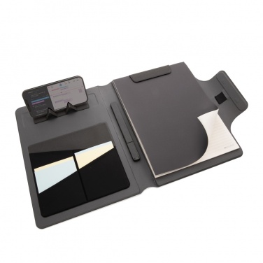 Logo trade promotional products picture of: Artic Magnetic 10W wireless charging A4 portfolio