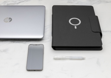 Logotrade corporate gifts photo of: Artic Magnetic 10W wireless charging A4 portfolio