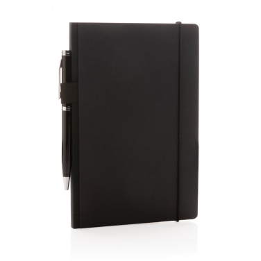 Logotrade advertising products photo of: A5 deluxe kraft hardcover notebook