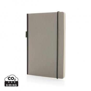 Logo trade promotional items picture of: A5 deluxe kraft hardcover notebook