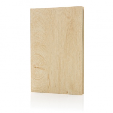 Logotrade promotional products photo of: Kavana wood print A5 notebook