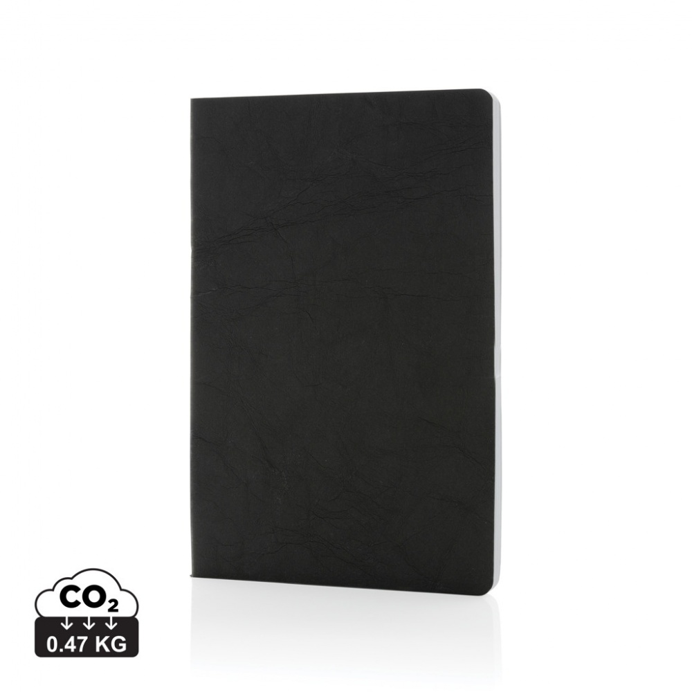 Logotrade promotional merchandise photo of: Salton A5 GRS certified recycled paper notebook
