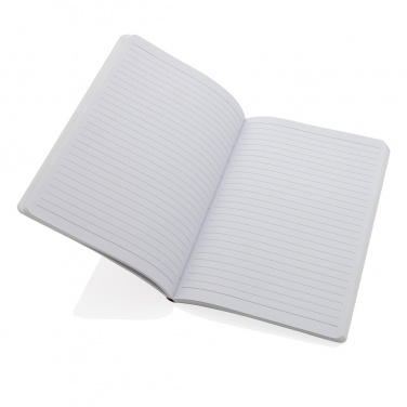 Logotrade promotional item image of: Salton A5 GRS certified recycled paper notebook