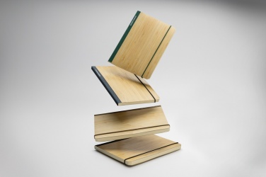 Logo trade promotional product photo of: Scribe bamboo A5 Notebook