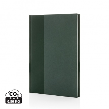Logo trade promotional gifts picture of: Words GRS certified RPET & Kraft A5 notebook