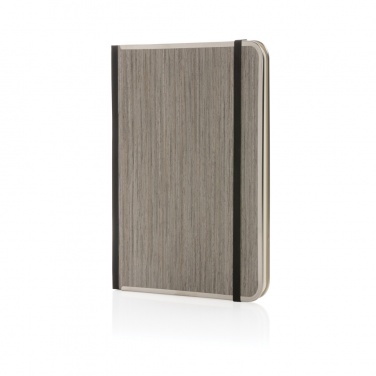 Logo trade advertising products picture of: Treeline A5 wooden cover deluxe notebook