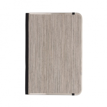 Logotrade corporate gift picture of: Treeline A5 wooden cover deluxe notebook