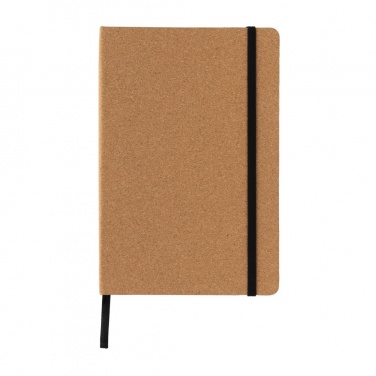 Logo trade promotional items picture of: Stoneleaf A5 cork and stonepaper notebook