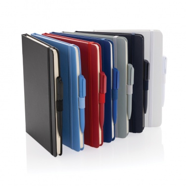 Logo trade promotional products picture of: Sam A5 RCS certified bonded leather classic notebook