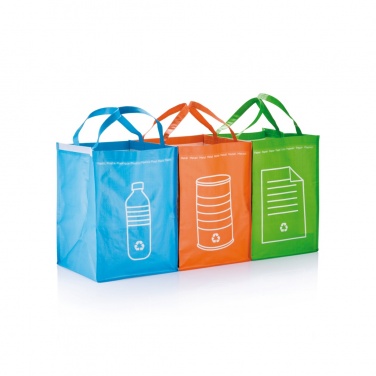 Logo trade business gift photo of: 3pcs recycle waste bags