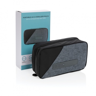 Logotrade promotional product picture of: Portable UV-C steriliser pouch with integrated battery