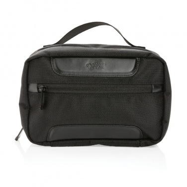 Logotrade advertising products photo of: Swiss Peak AWARE™ RPET Voyager toiletry bag