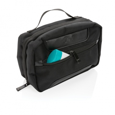 Logo trade promotional product photo of: Swiss Peak AWARE™ RPET Voyager toiletry bag