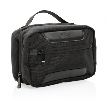 Logotrade promotional item picture of: Swiss Peak AWARE™ RPET Voyager toiletry bag