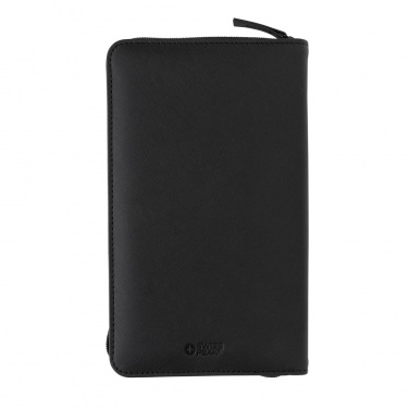 Logo trade promotional merchandise image of: Swiss Peak Heritage RCS rPU RFID travel wallet