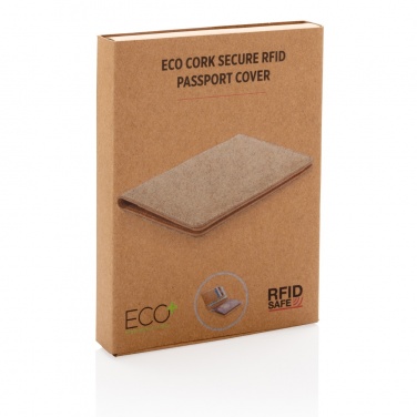 Logotrade promotional product image of: Cork secure RFID passport cover