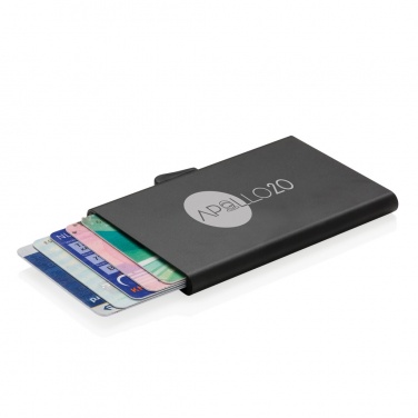 Logo trade promotional items picture of: C-Secure aluminium RFID card holder