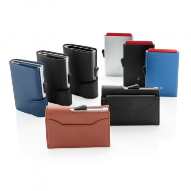 Logo trade promotional items picture of: C-Secure aluminium RFID card holder
