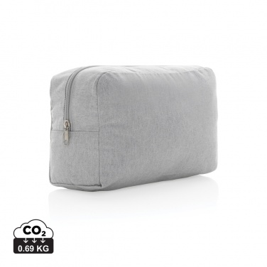 Logotrade promotional merchandise image of: Impact Aware™ 285 gsm rcanvas toiletry bag undyed