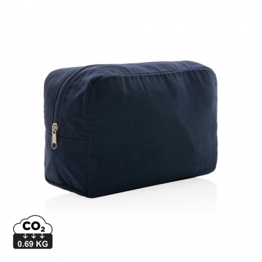 Logotrade promotional merchandise picture of: Impact Aware™ 285 gsm rcanvas toiletry bag undyed
