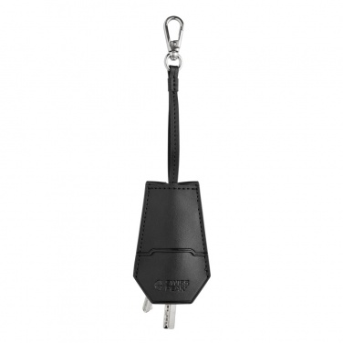 Logo trade advertising product photo of: SP Tula RCS certified recycled PU key holder and pen set