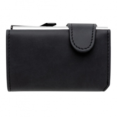 Logotrade advertising products photo of: Standard aluminium RFID cardholder with PU wallet