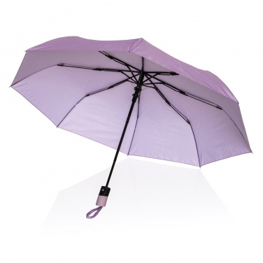 Logo trade promotional merchandise photo of: 21" Impact AWARE™ 190T mini auto open umbrella