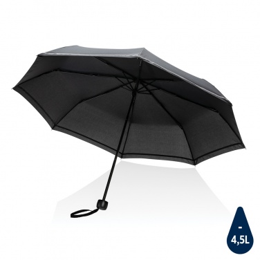 Logotrade promotional gift picture of: 20.5"Impact AWARE™ RPET 190T pongee mini reflective umbrella
