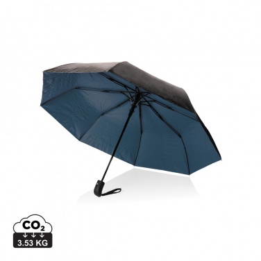 Logotrade promotional gift picture of: 21" Impact AWARE™ RPET 190T Pongee dual colour mini umbrella
